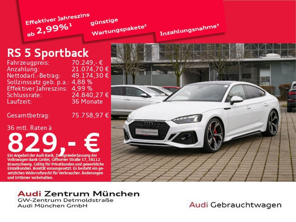 Audi RS5 Sportback Quattro