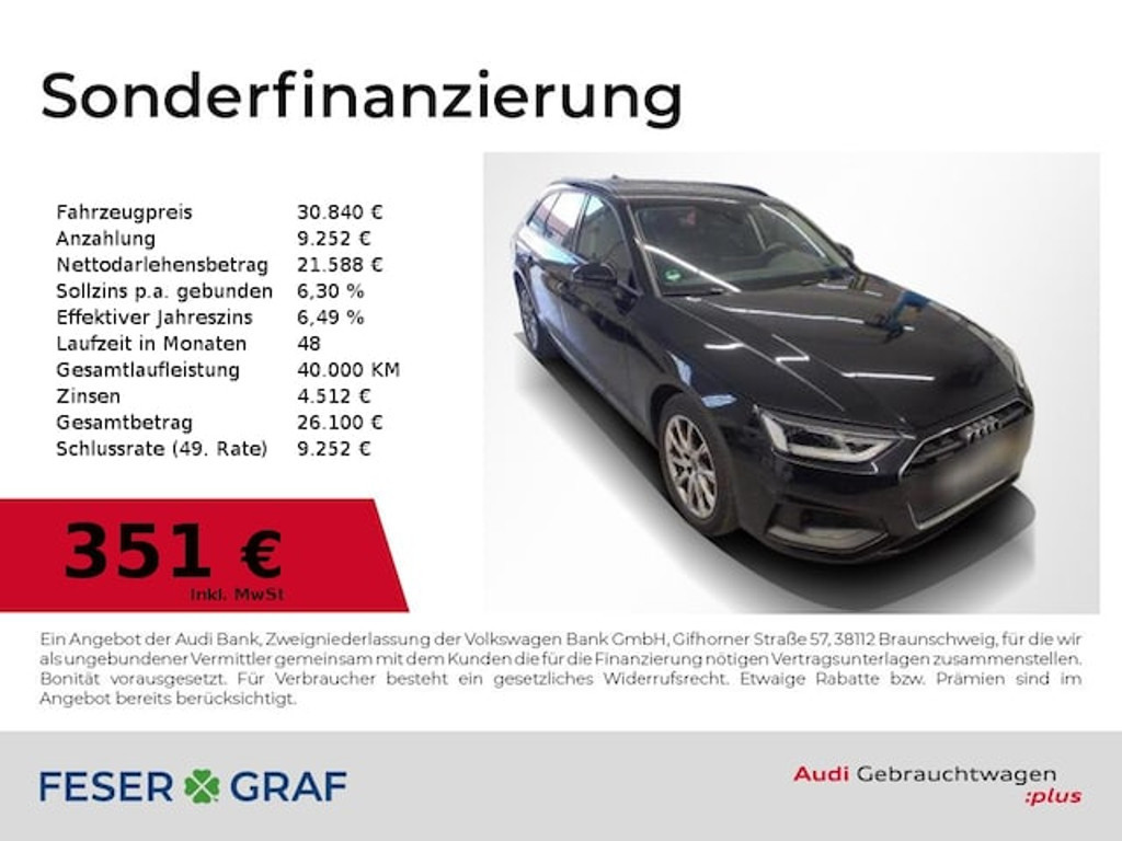 Audi A4 Avant Quattro S-Tronic 40 TDI