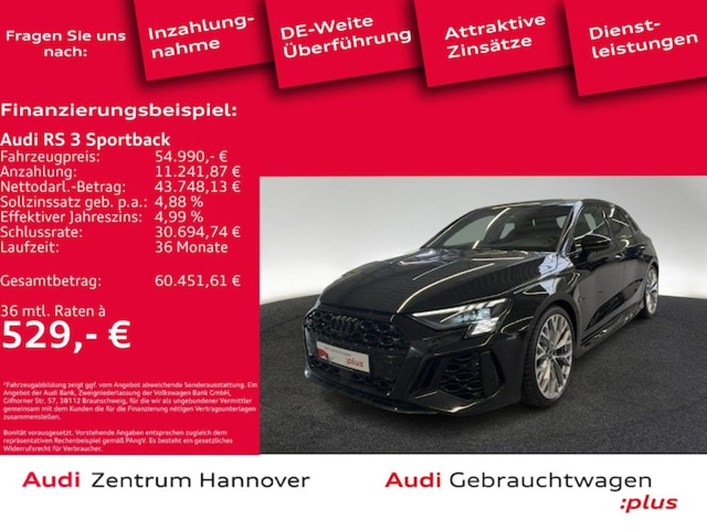 Audi RS3 Sportback Quattro S-Tronic
