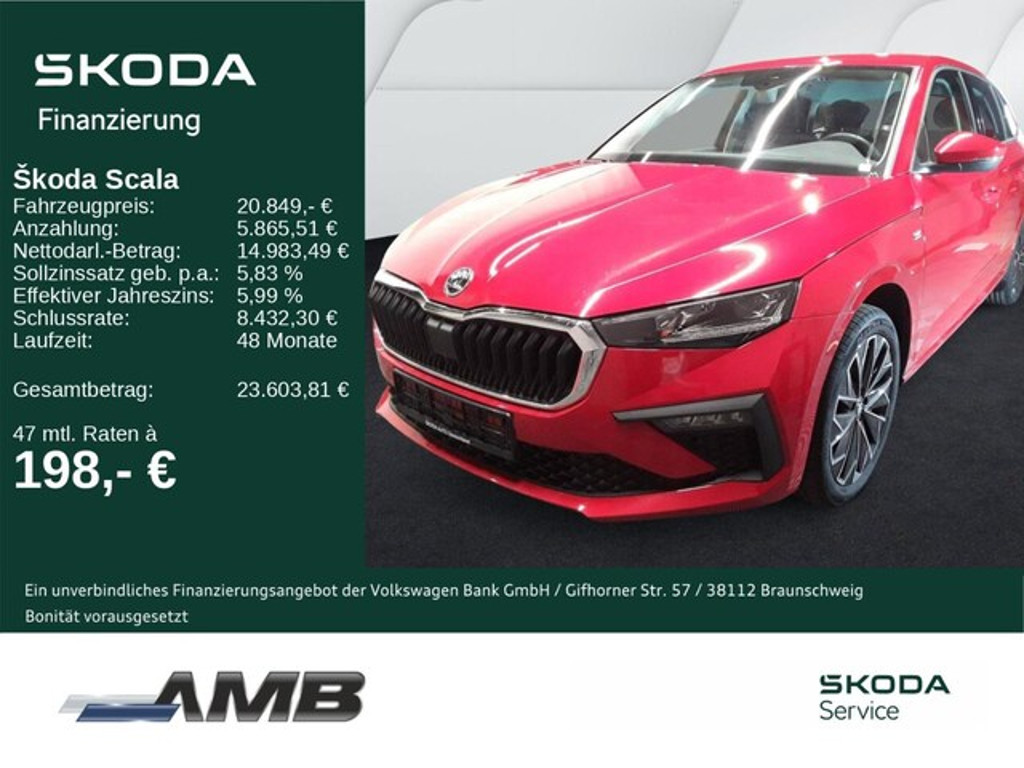 Skoda Scala 1.0 TSI Tour