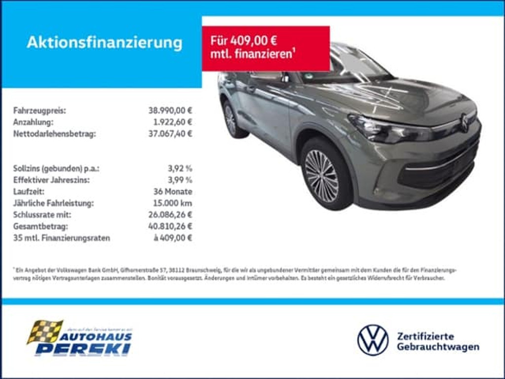 Volkswagen Tiguan DSG 1.5 eTSI
