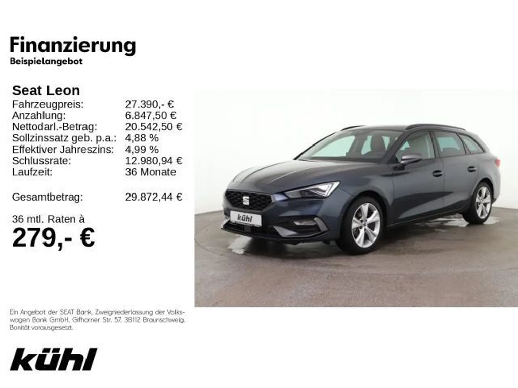 Seat Leon FR-lijn Sportstourer 1.5 eTSI DSG