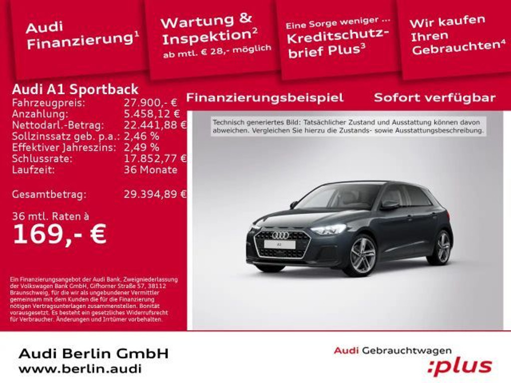 Audi A1 S-Tronic 30 TFSI