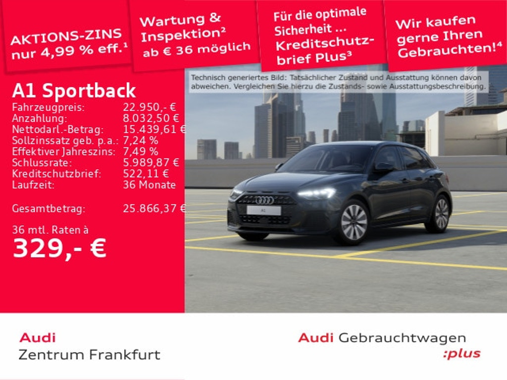 Audi A1 Sportback S-Tronic 30 TFSI