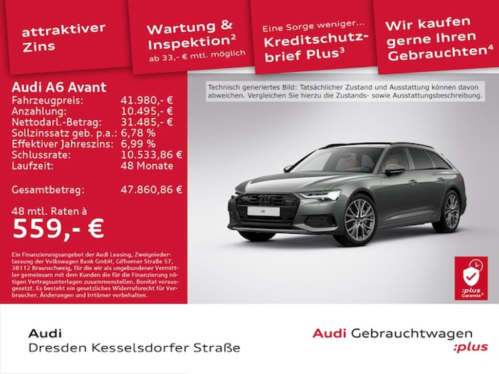 Audi A6 Avant Quattro S-Tronic Sport 45 TFSI