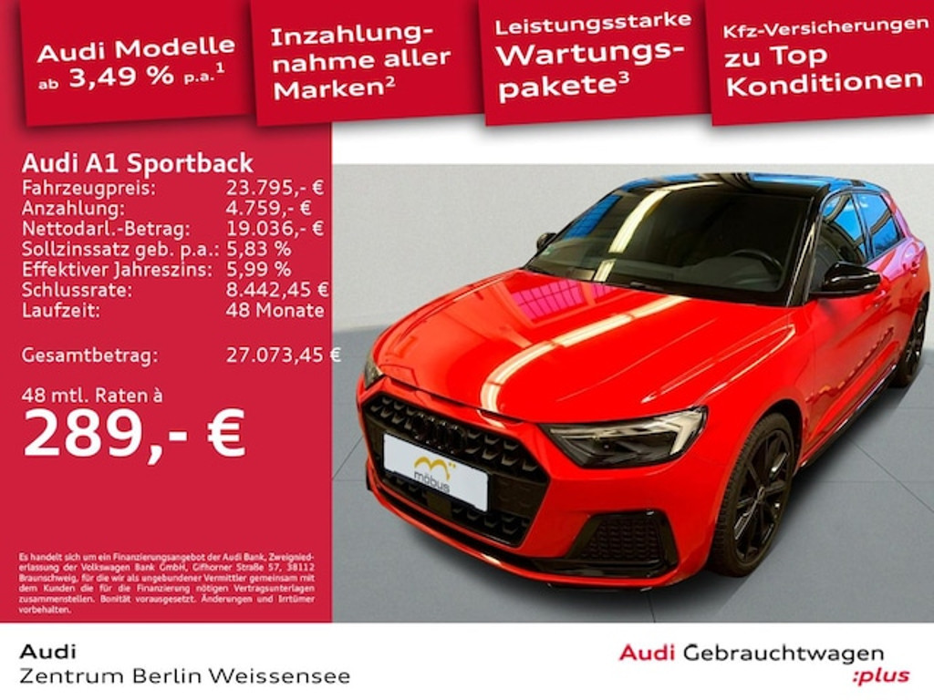 Audi A1 Sportback S-Tronic 30 TFSI