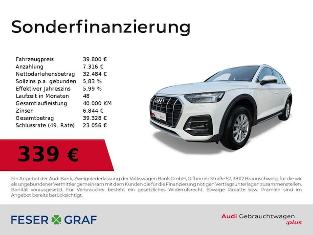 Audi Q5 Quattro S-Tronic 40 TDI