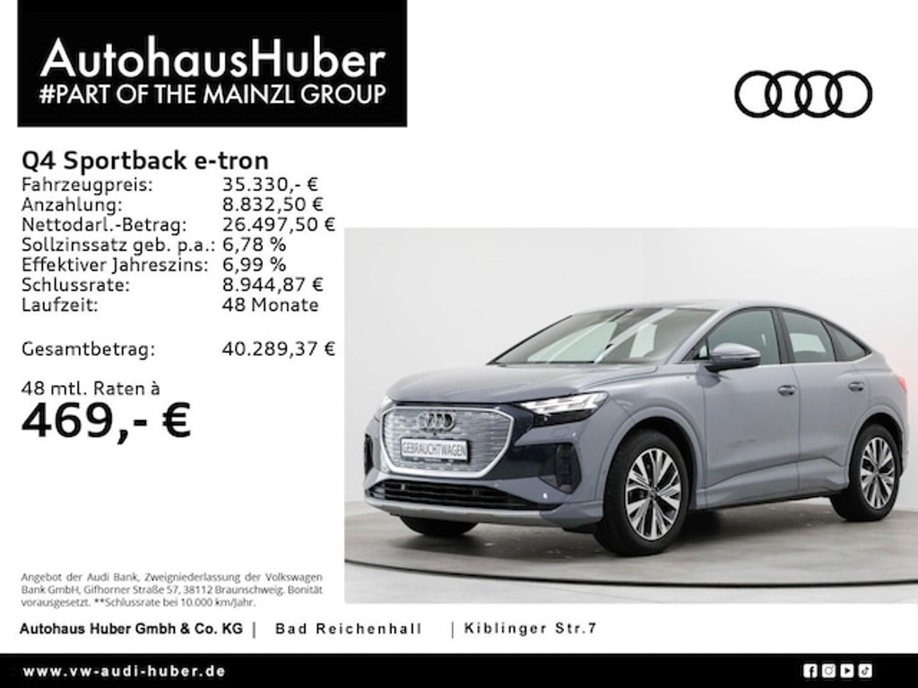 Audi Q4 e-tron Sportback 40