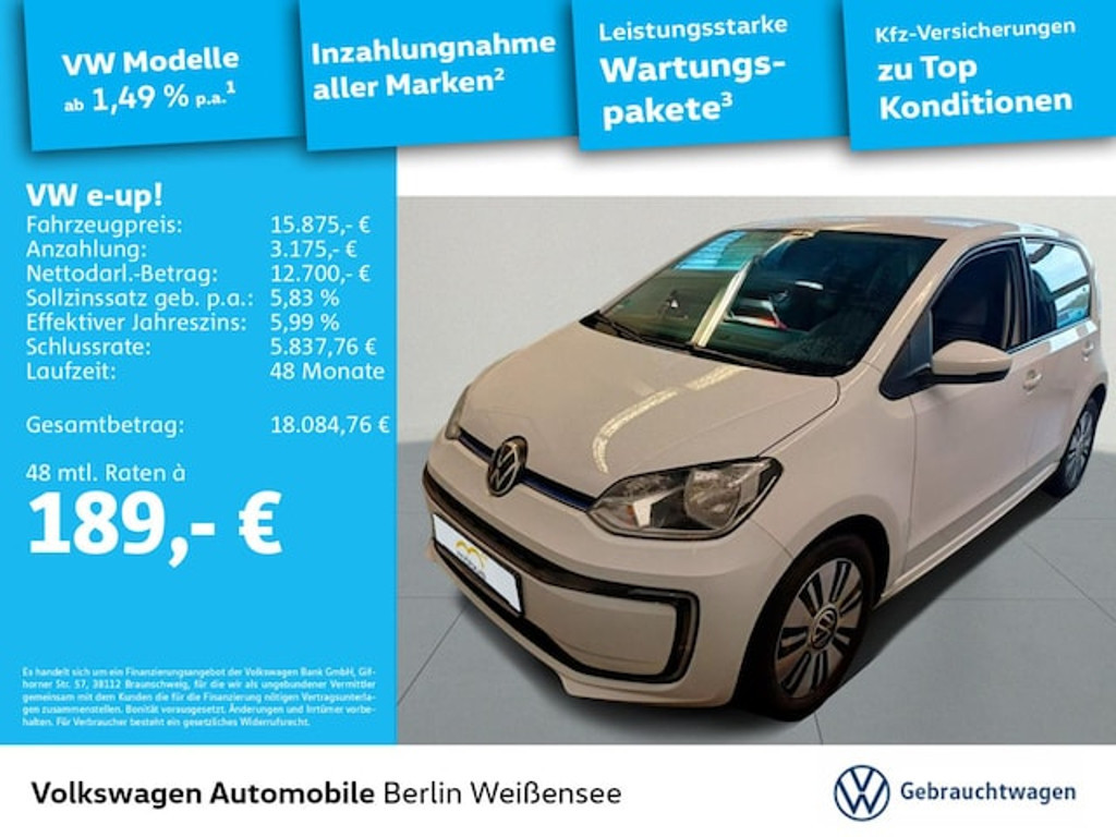 Volkswagen e-up! Style Plus