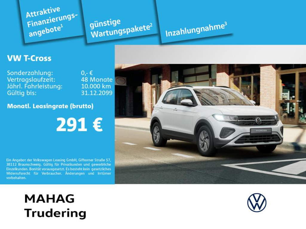 Volkswagen T-Cross Life 1.0 TSI