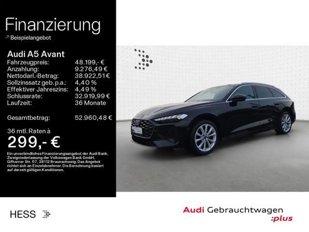 Audi A5 TDI*LEDER*18ZOLL*KAMERA*HUD*B&O*LED*SHZ