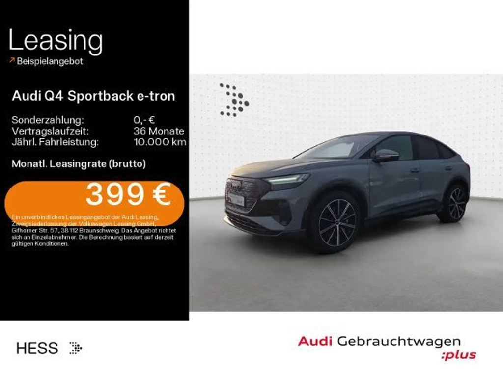 Audi Q4 e-tron 45*AHK*LEDER*KAMERA*HUD*MATR