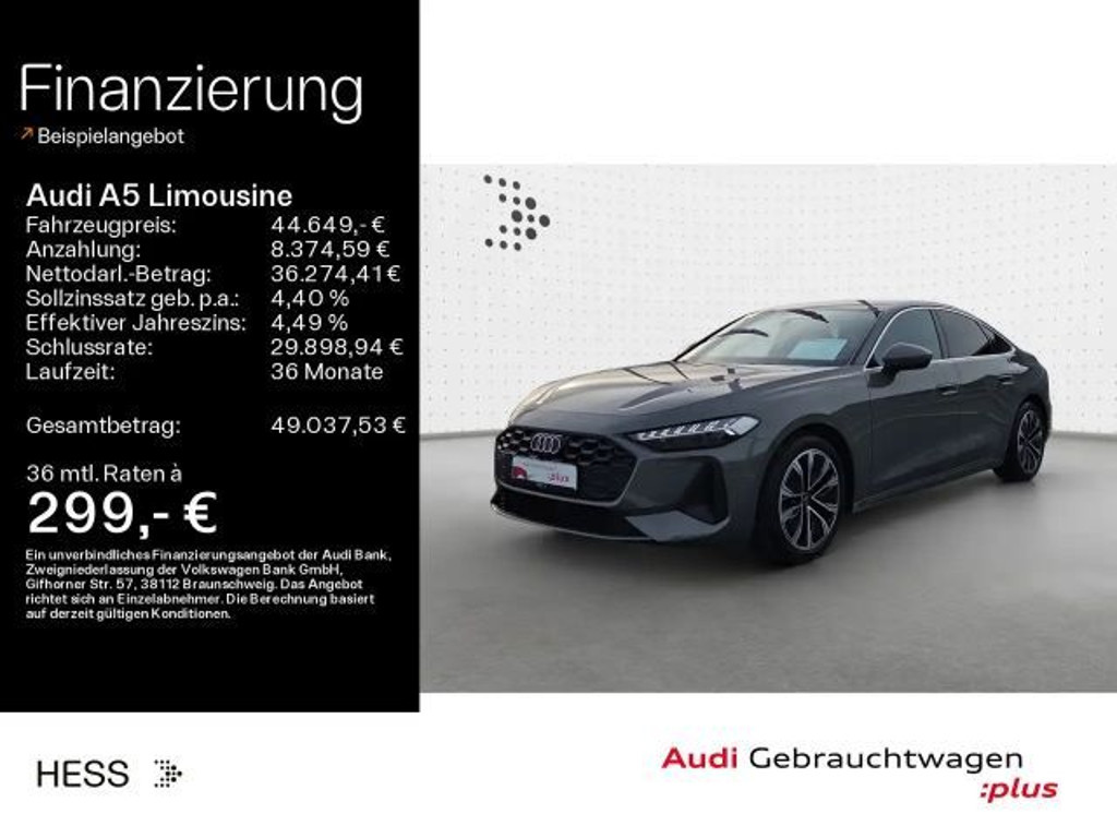 Audi A5 TFSI*LED*NAVI*18ZOLL*AHK*KAMERA