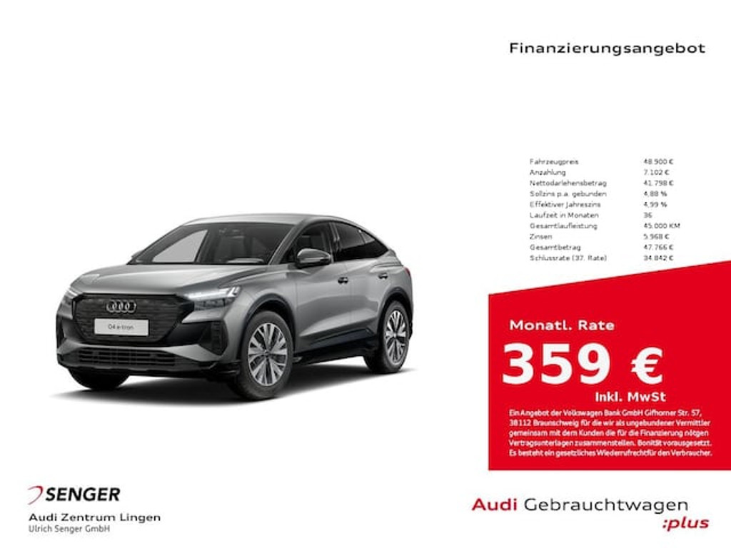 Audi Q4 e-tron Sportback