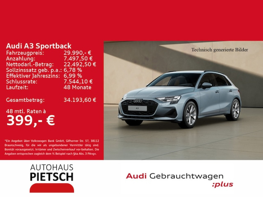 Audi A3 Sportback S-Tronic 30 TFSI