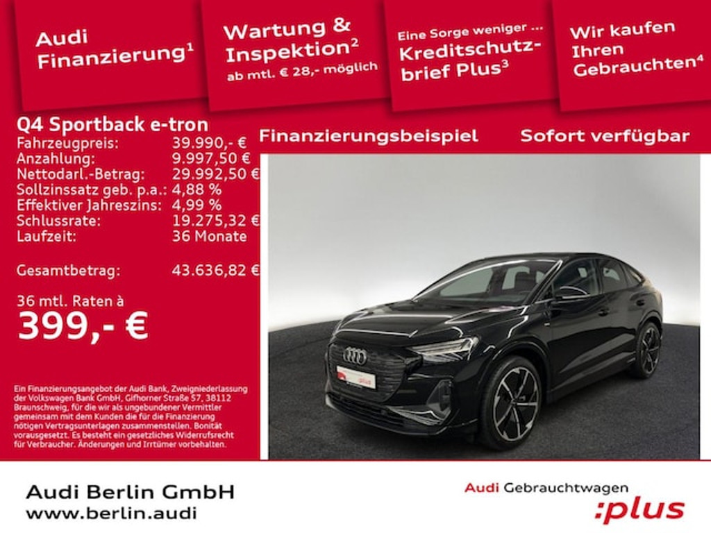 Audi Q4 e-tron Sportback Quattro 50