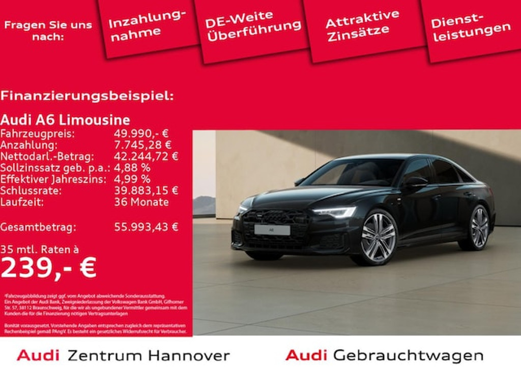 Audi A6 Sedan Quattro S-Line S-Tronic 45 TFSI