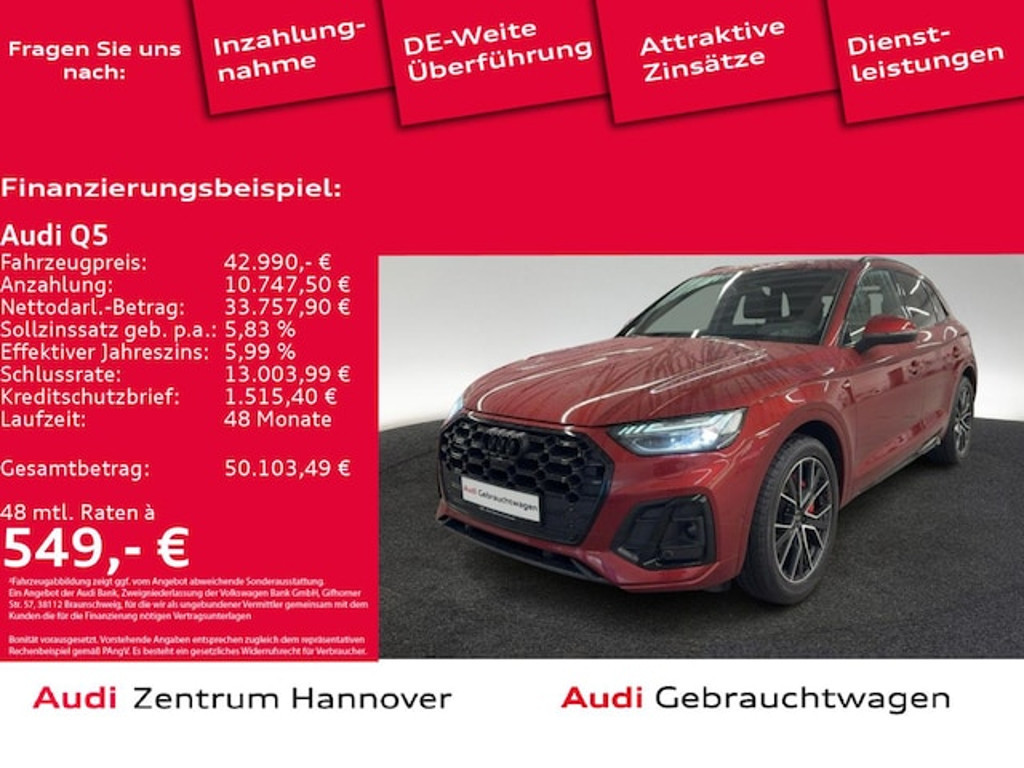 Audi Q5 Quattro S-Line S-Tronic Hybride 50 TFSI