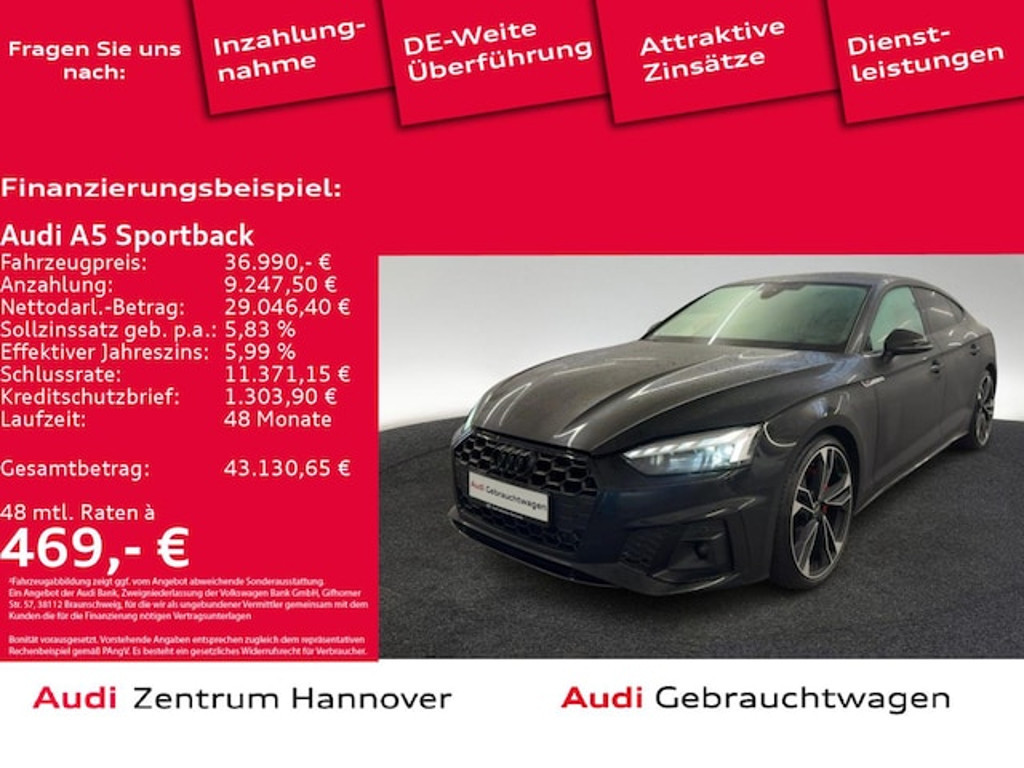 Audi A5 Sportback S-Line S-Tronic 40 TDI