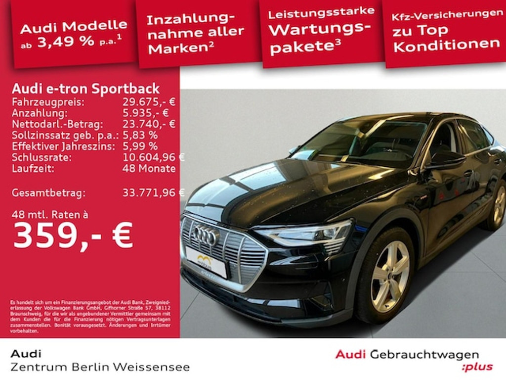 Audi e-tron Sportback Quattro 50