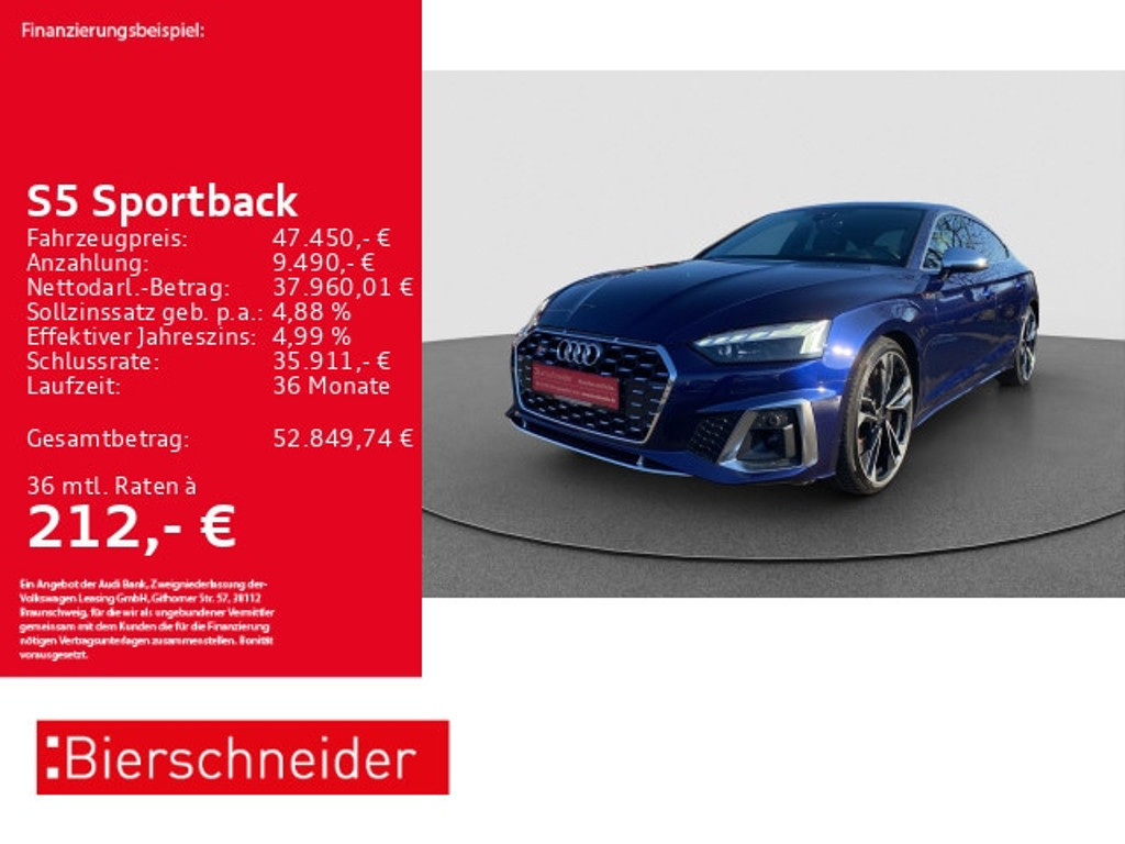 Audi S5 Sportback Quattro