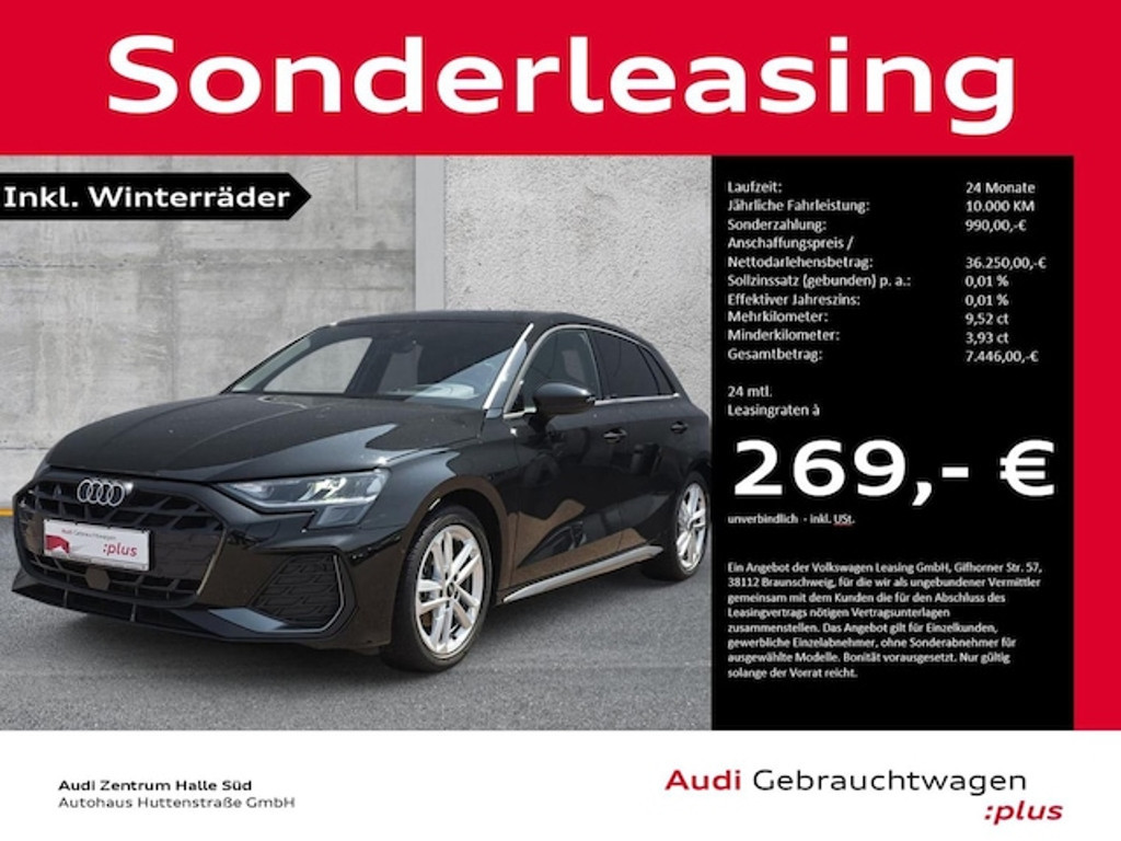Audi A3 Sportback S-Line S-Tronic 35 TFSI