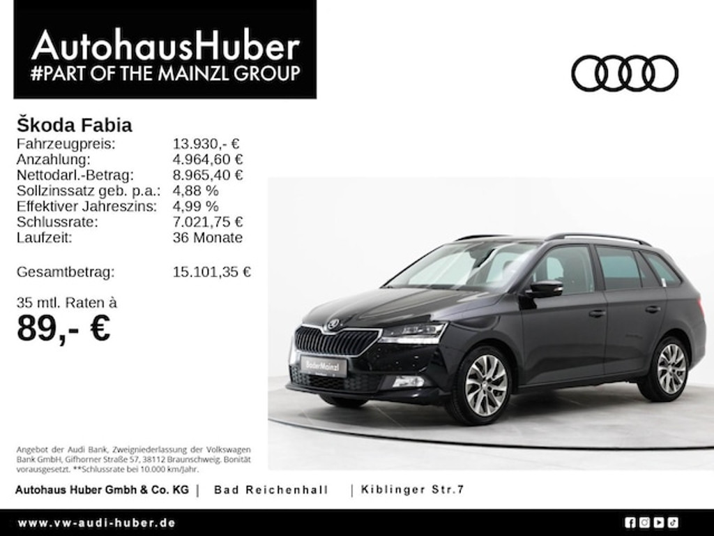 Skoda Fabia Combi Clever 1.0 TSI