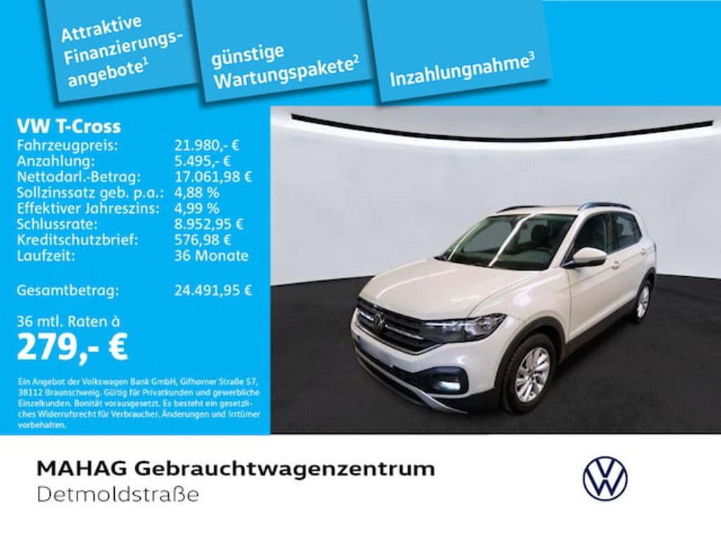 Volkswagen T-Cross DSG Life 1.0 TSI