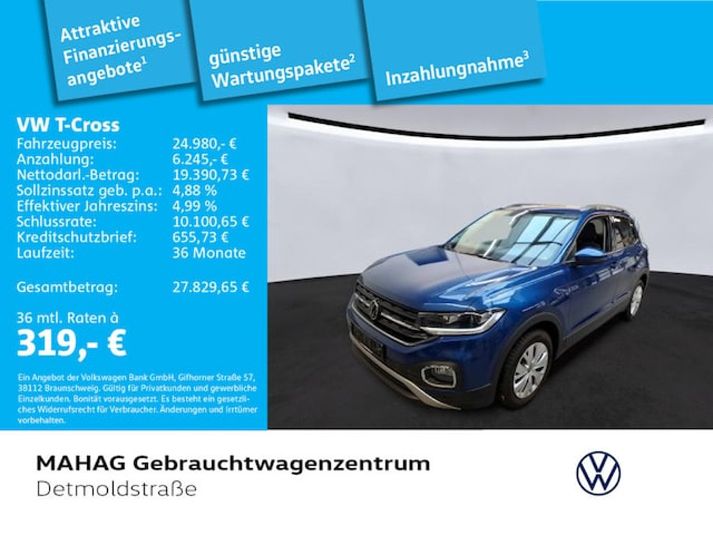 Volkswagen T-Cross Style 1.0 TSI