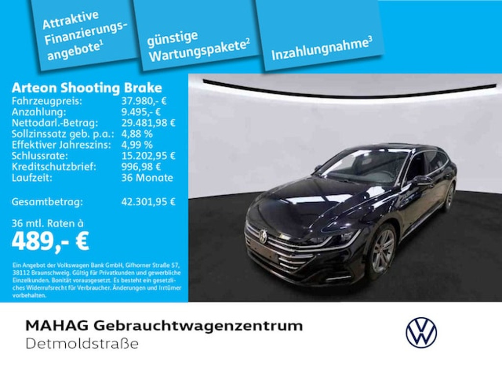Volkswagen Arteon Shooting Brake R-Line 2.0 TSI