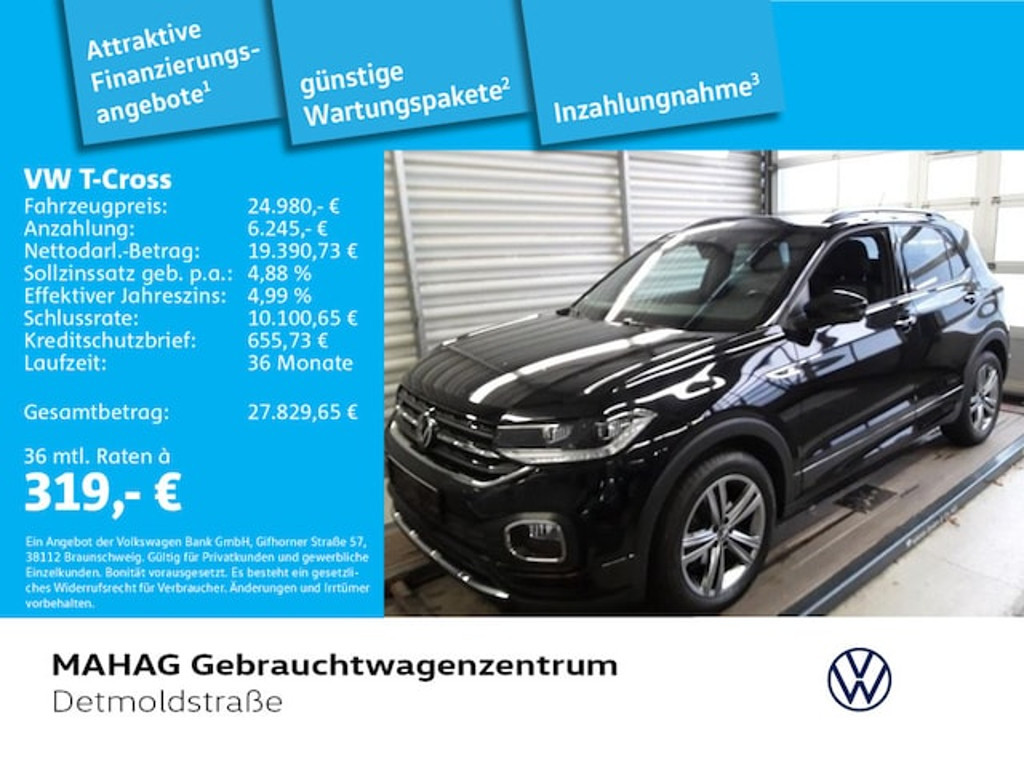 Volkswagen T-Cross DSG R-Line 1.0 TSI