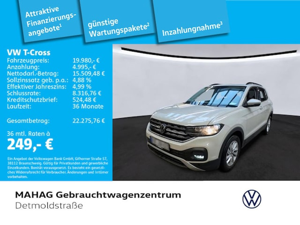 Volkswagen T-Cross Life 1.0 TSI