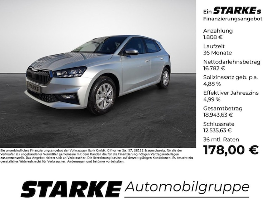 Skoda Fabia 1.0 TSI Selection