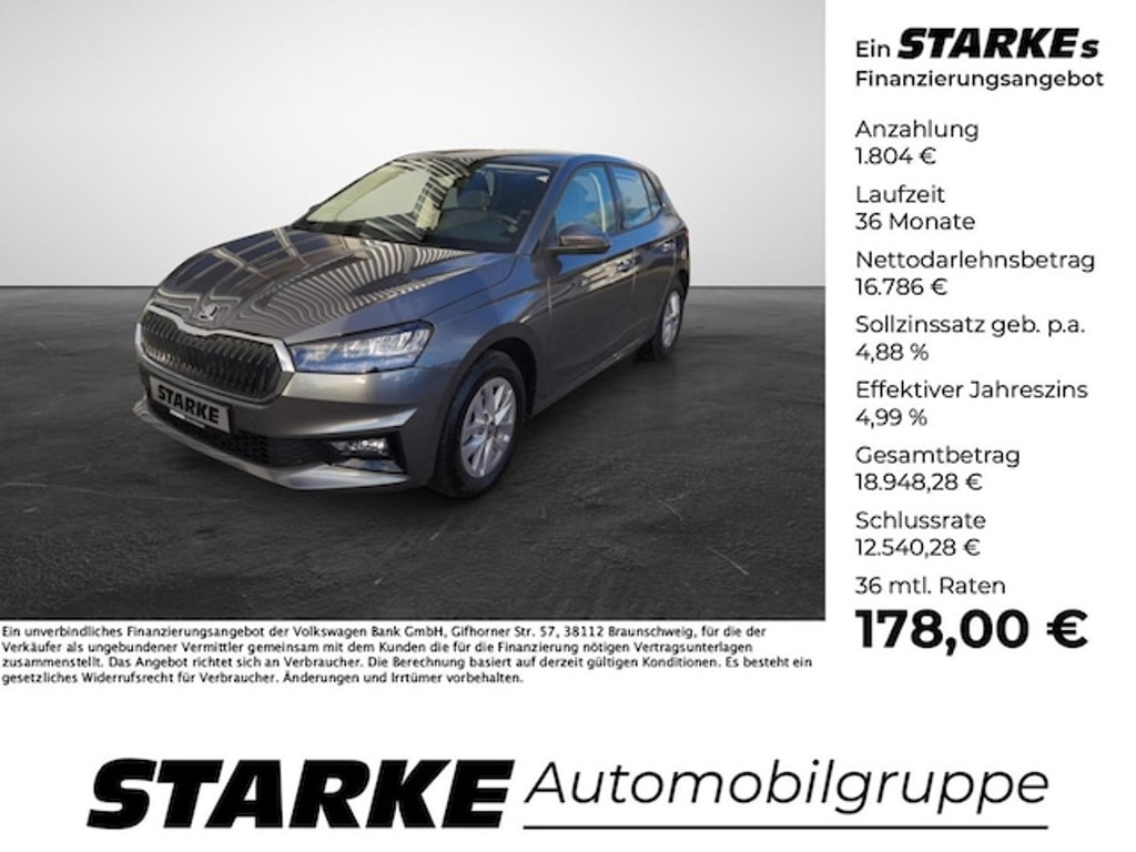 Skoda Fabia 1.0 TSI Selection