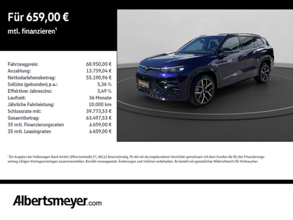 Volkswagen Tayron 4Motion DSG 2.0 TSI