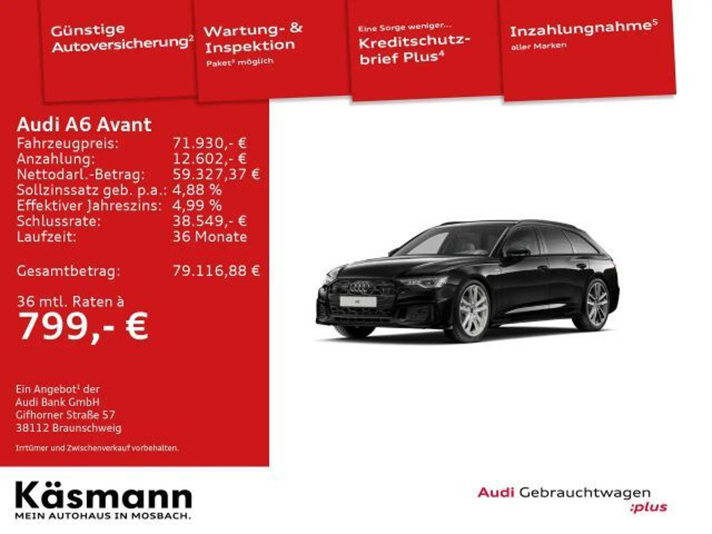 Audi A6 Quattro S-Line 40 TDI