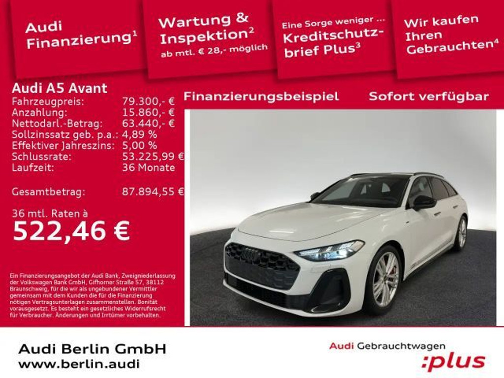 Audi A5 Quattro S-Tronic Hybride
