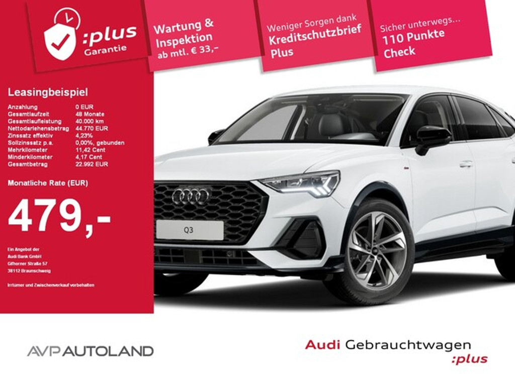 Audi Q3 Sportback S-Line S-Tronic 35 TFSI