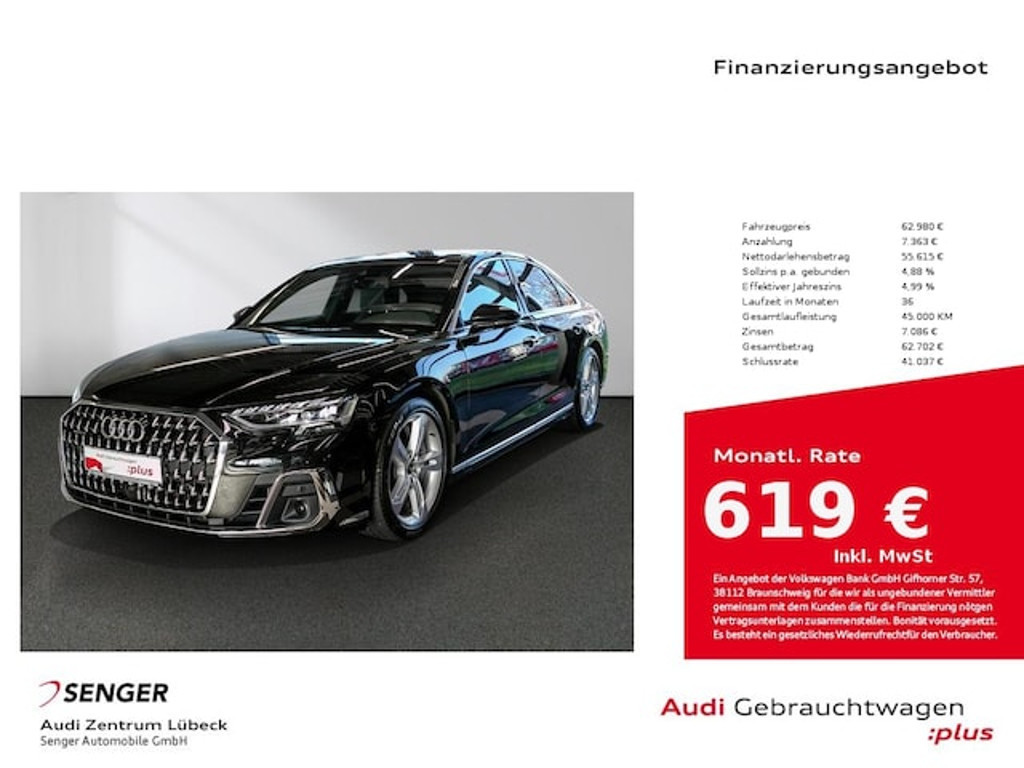 Audi A8 Quattro 60 TFSI