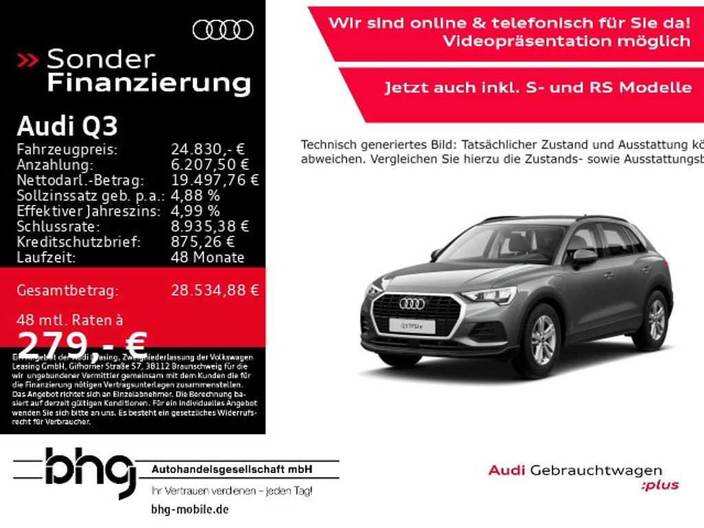 Audi Q3 S-Tronic Hybride 45 TFSI