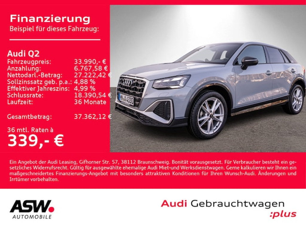 Audi Q2 S-Line S-Tronic 35 TFSI