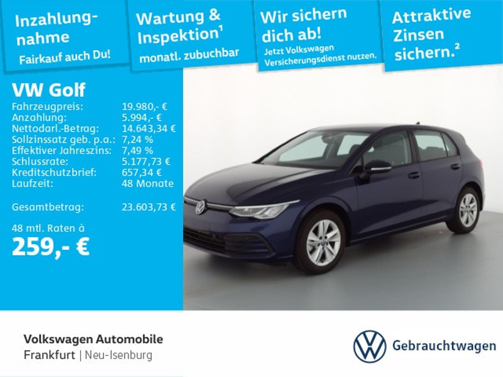 Volkswagen Golf Life 1.5 TSI Golf VIII