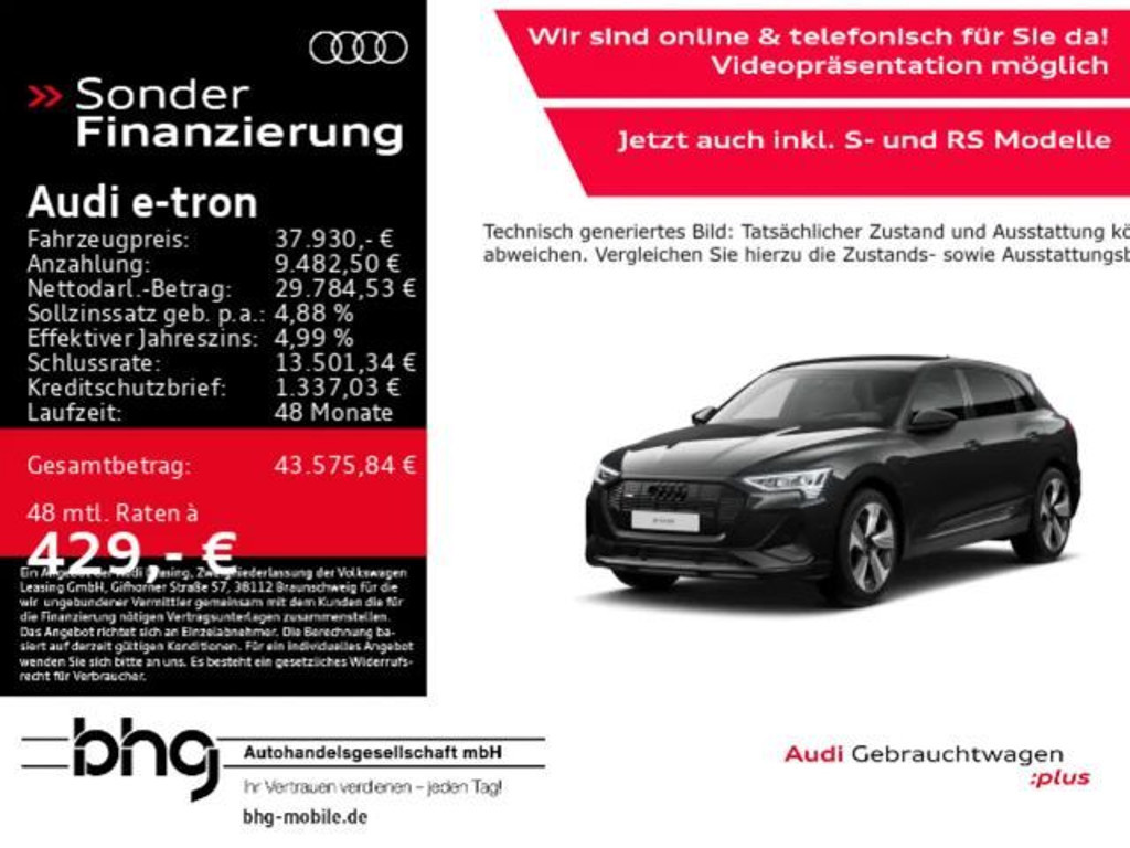 Audi e-tron Quattro S-Line 50