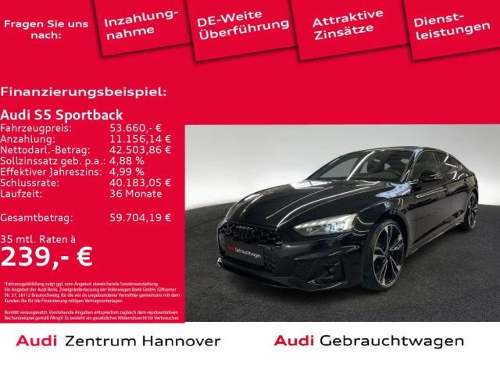 Audi S5 Quattro Competition 55 TDI
