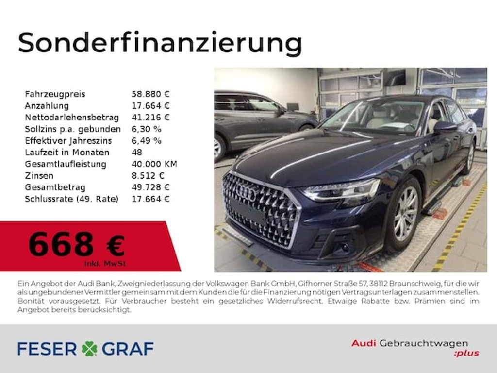 Audi A8 Quattro 50 TDI