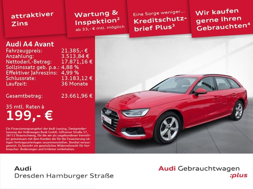 Audi A4 Avant S-Tronic 30 TDI