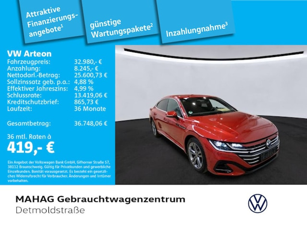 Volkswagen Arteon R-Line IQ.Drive 2.0 TSI