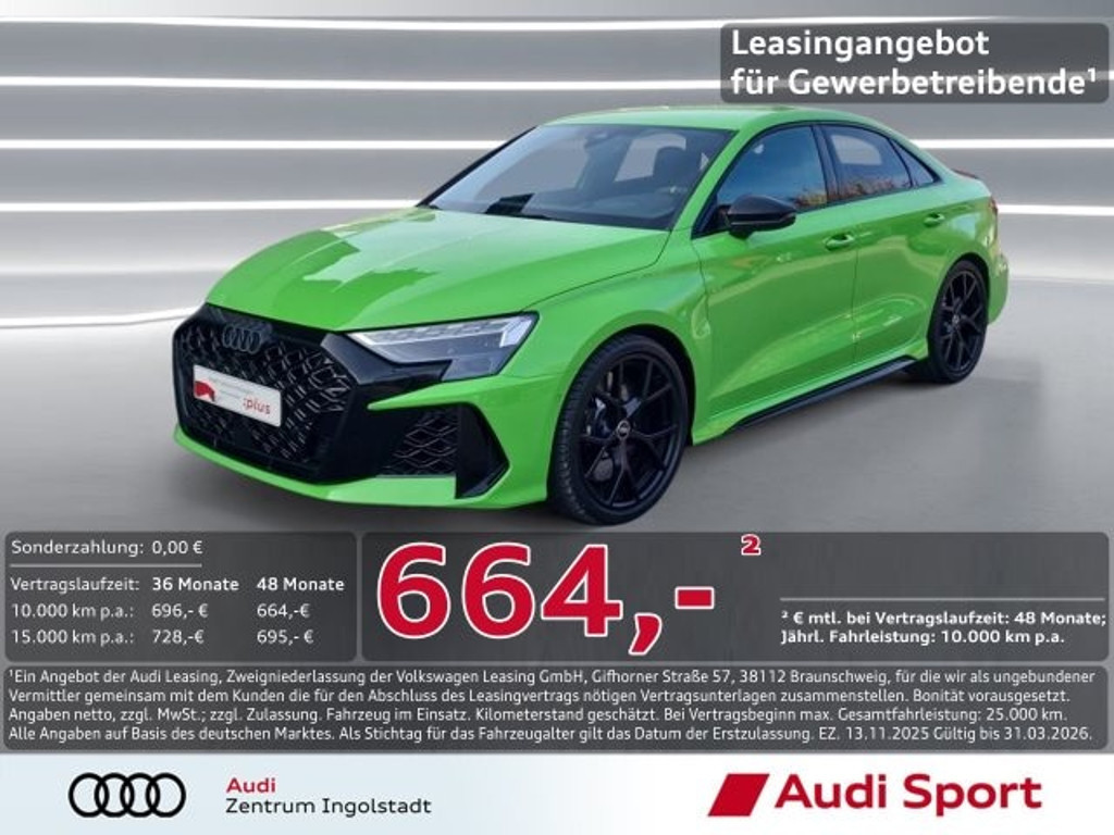 Audi RS3 Sedan Quattro S-Tronic