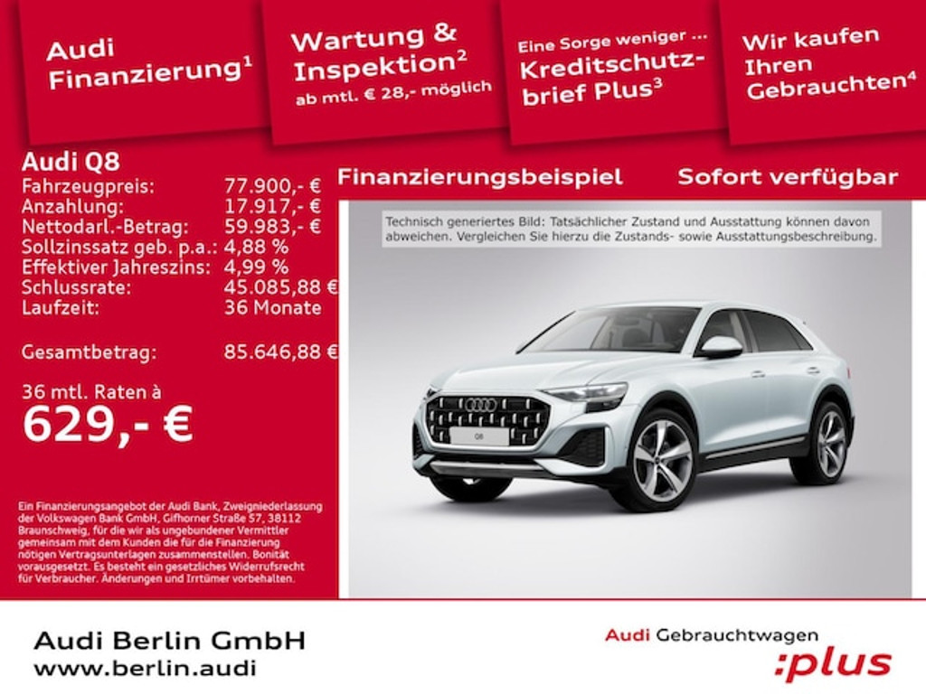 Audi Q8 Quattro 45 TDI
