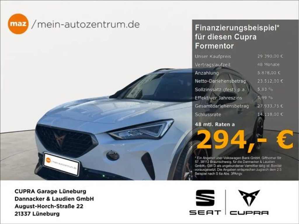 Cupra Formentor 1.4 VZ e-Hybrid